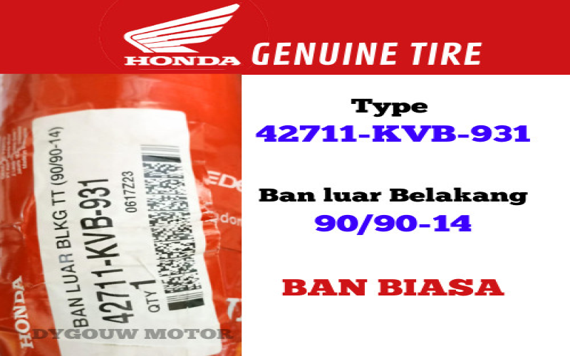 BAN AHM FEDERAL HONDA 90/90 RING 14 MATIC TUBETYPE