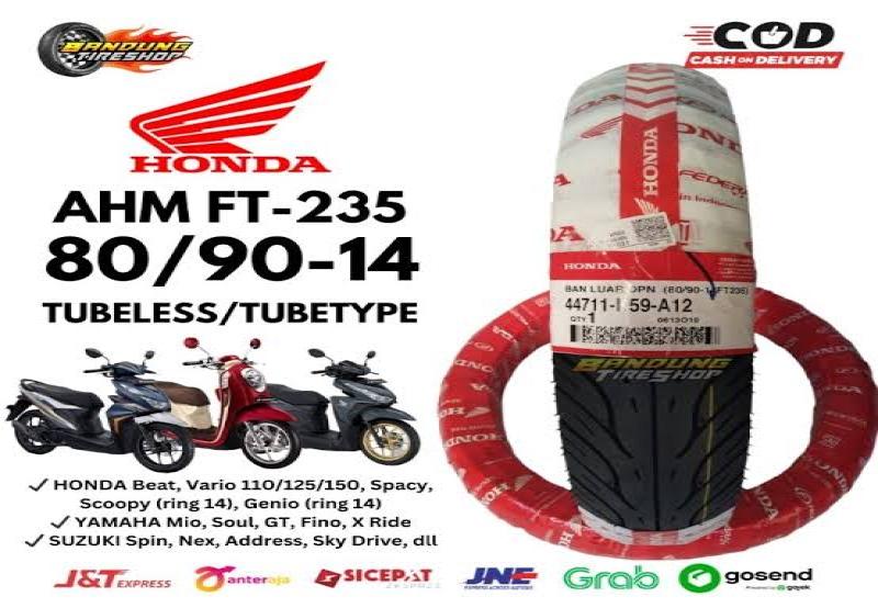 BAN HONDA FEDERAL AHM 80/90 RING 14 TUBELLES MATIC