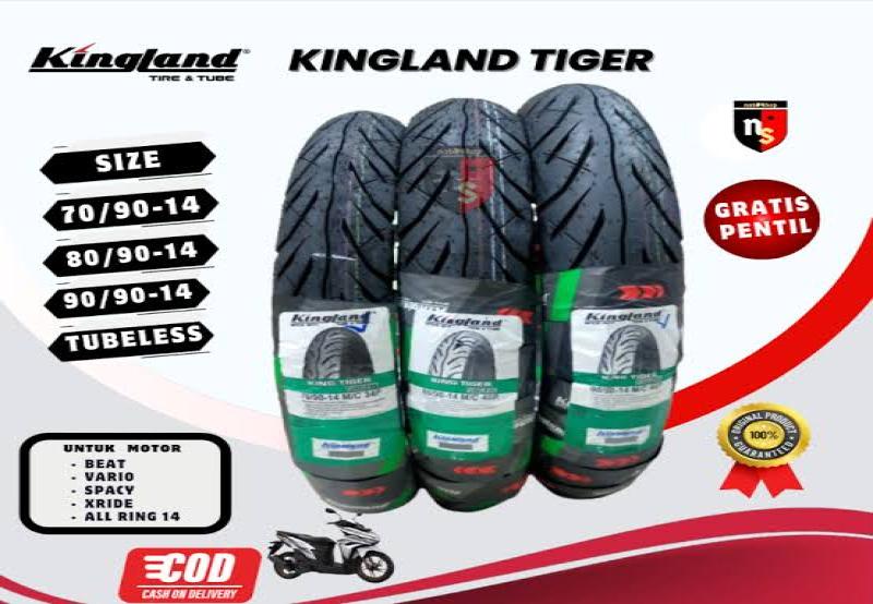 KING TIGER 90/90 RING 14 MATIC TUBELLES